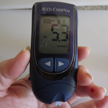 Glucómetro Prueba de glucosa en sangre Medidor de azúcar Monitor Diabetes Cuidado de la salud para diabéticos 