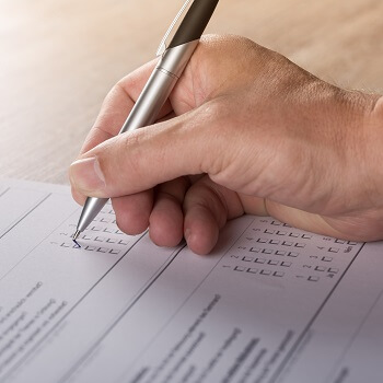 Survey on clipboard